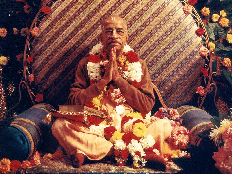 ISKCON’s Founder-Acharya His Divine Grace A.C. Bhaktivedanta Swami Prabhupada.