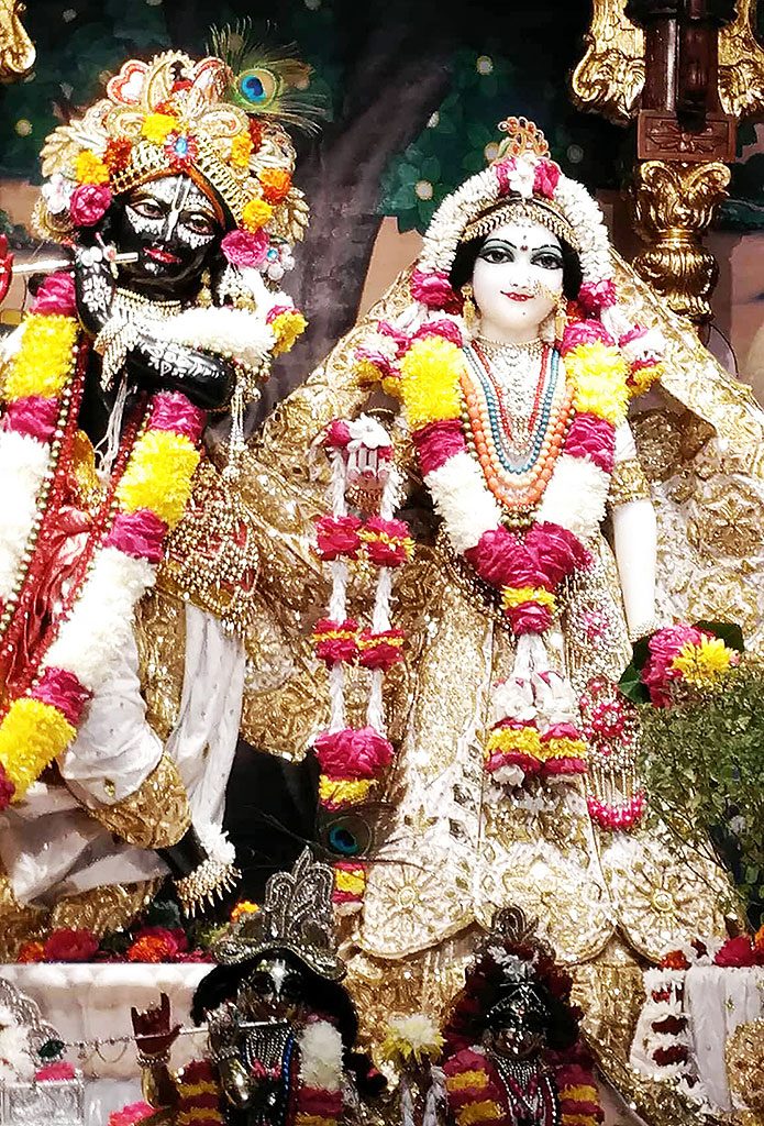 Radha Madanmohan in Ujjain’s ISKCON temple, Madhya Pradesh, India.