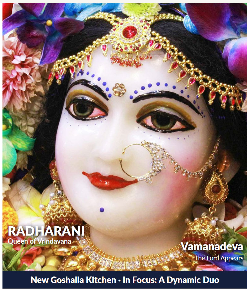 Cover: Photography and Lord Balarama dressed by Premavati devi dasi